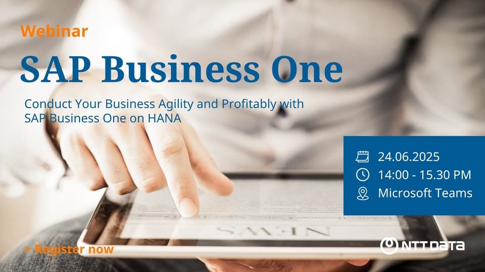 Conduct Your Business Agility and Profitably with SAP Business One on HANA
