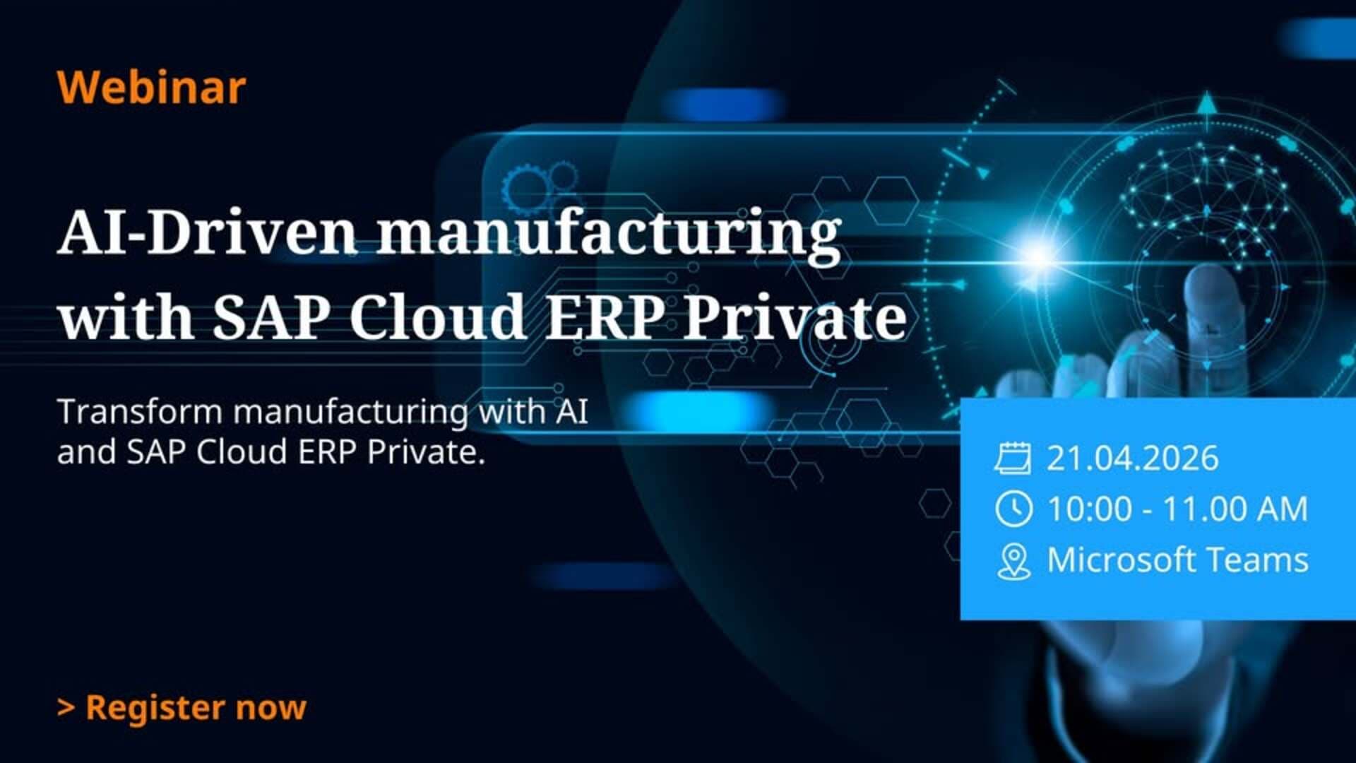 AI-Driven Manufacturing with SAP Cloud ERP Private