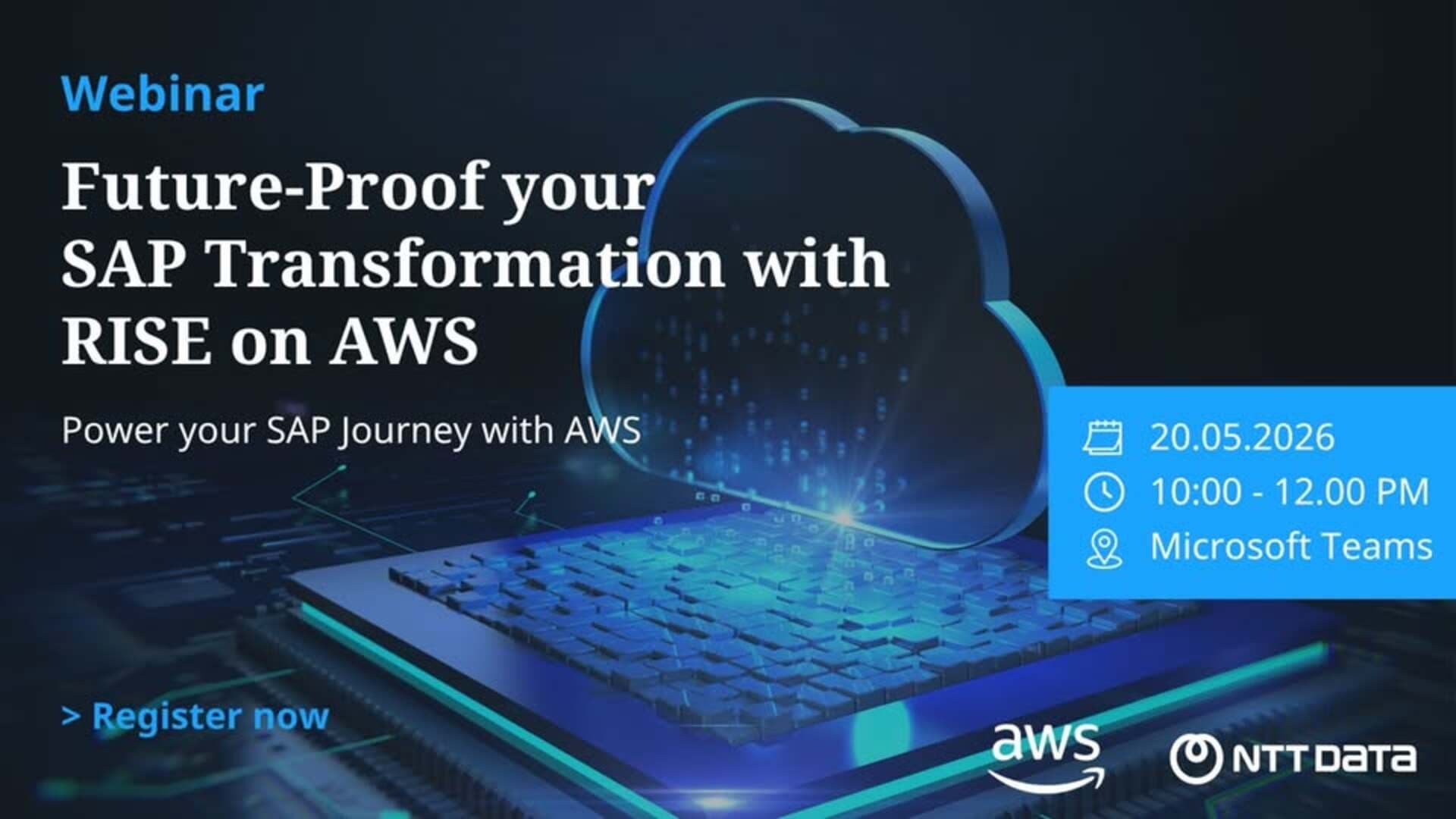 Future-Proof Your SAP Transformation with RISE on AWS