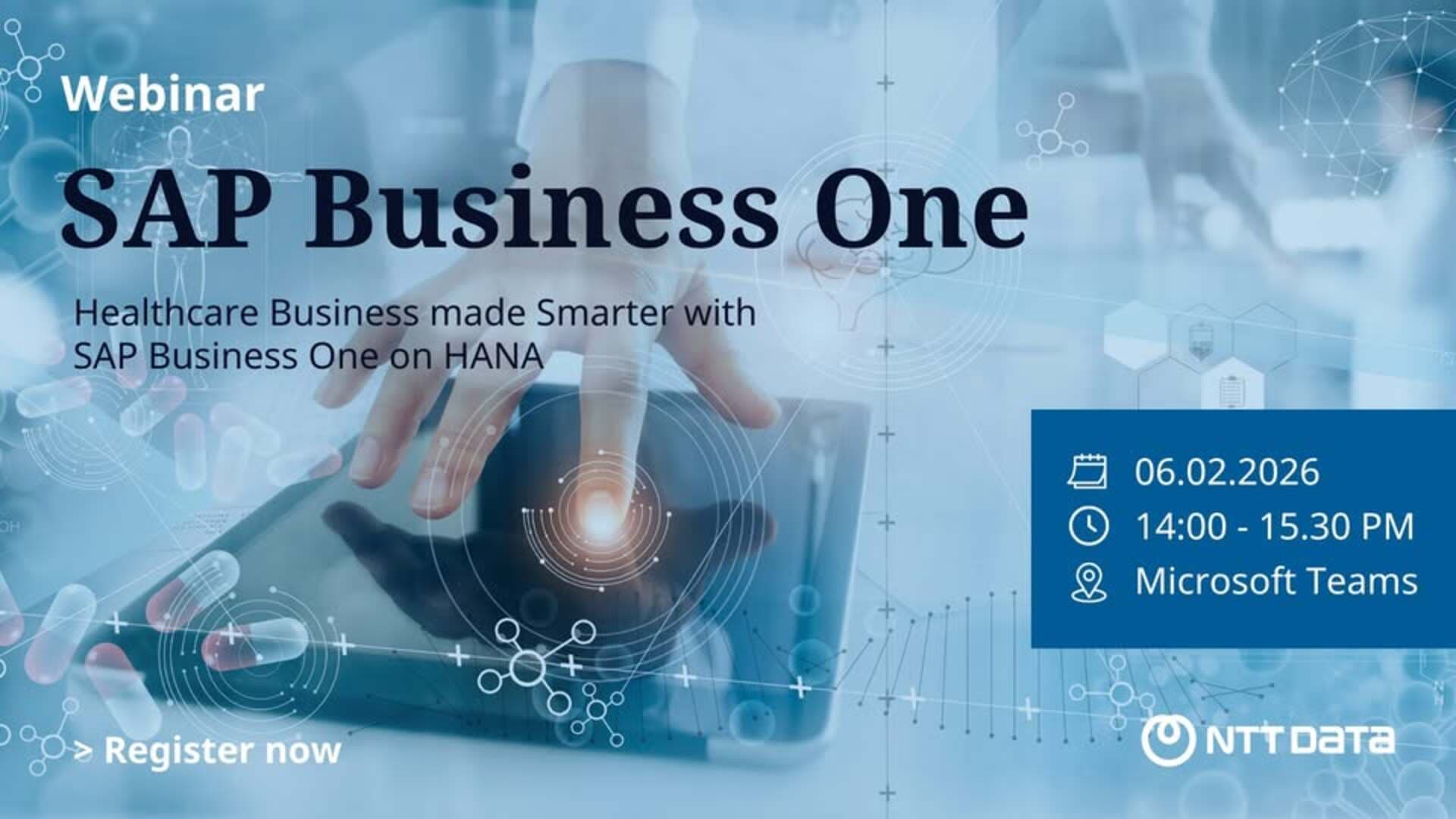 Healthcare Business Made Smarter with SAP Business One on HANA