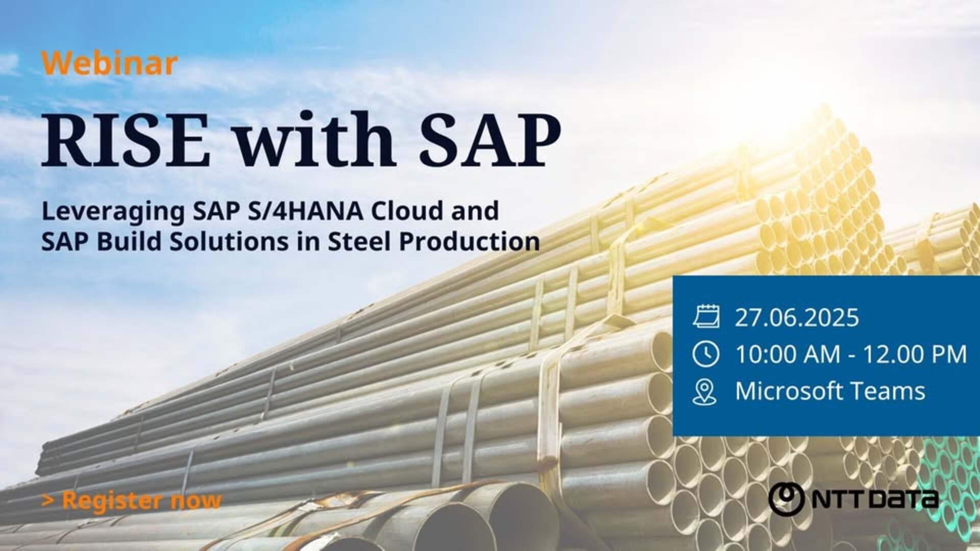 Leveraging SAP S/4HANA Cloud and SAP Build Solutions in Steel Production